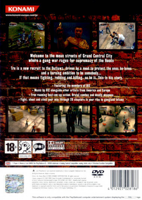 Crime Life : Gang Wars — Box back
