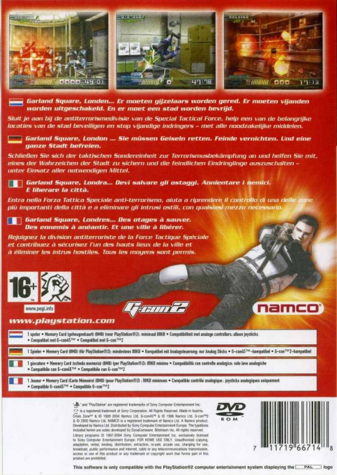 Crisis Zone — Box back