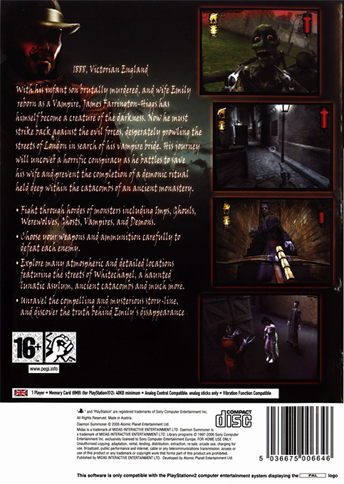 Daemon Summoner — Box back