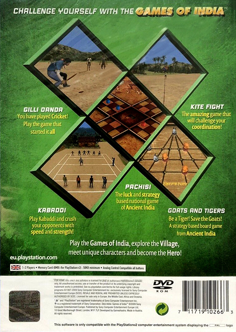 Desi Adda : Games Of India — Box back