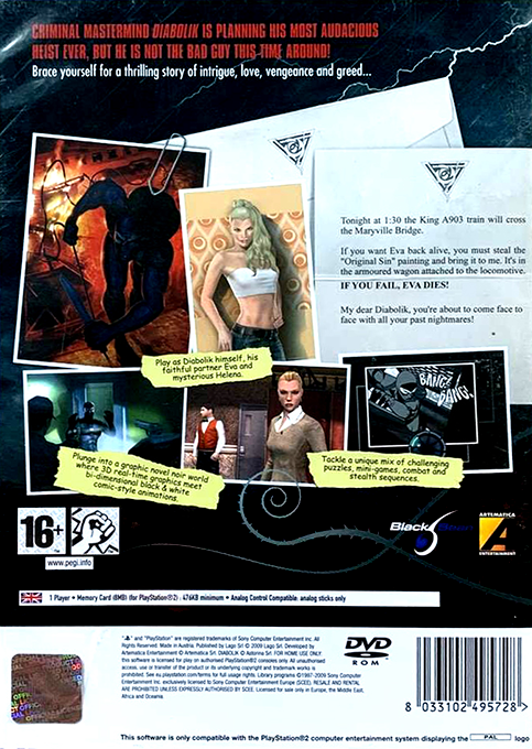 Diabolik : The Original Sin — Box back