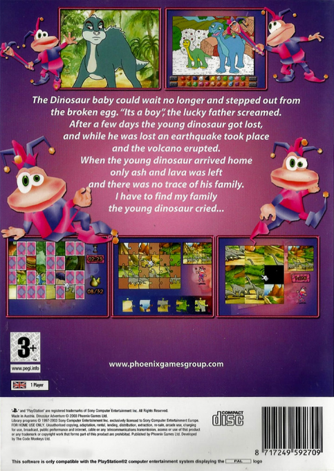 Dinosaur Adventure — Box back