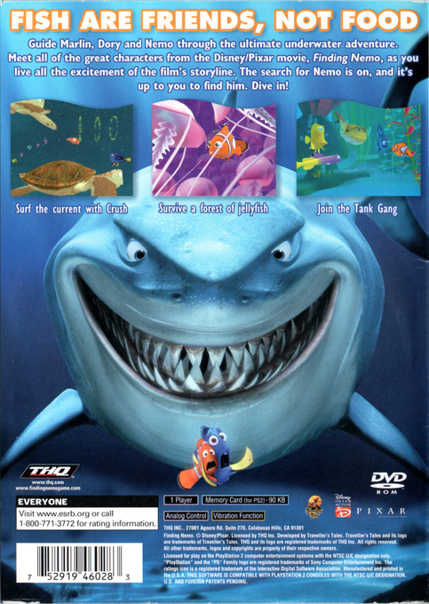 Disney Pixar Finding Nemo — Box back