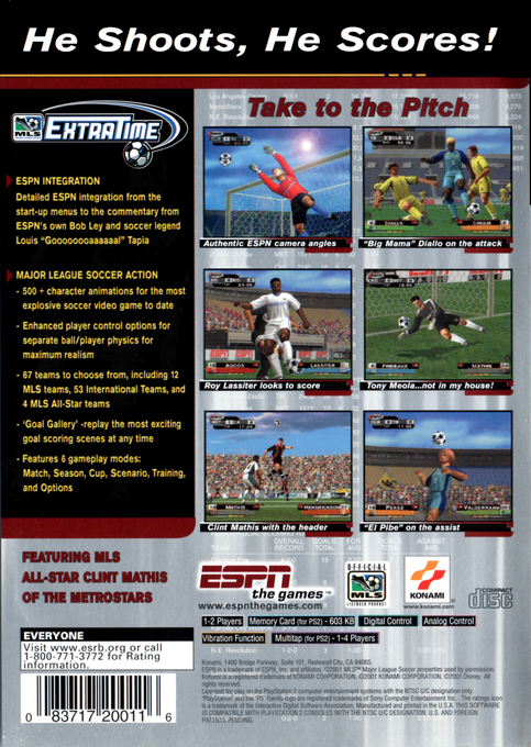 ESPN MLS ExtraTime — Box back