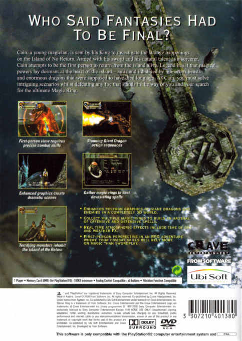 Eternal Ring — Box back