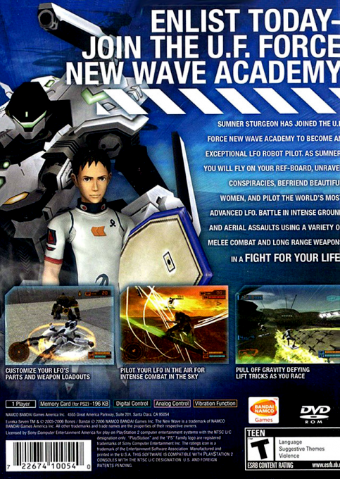Eureka Seven Vol. 1 : The New Wave — Box back