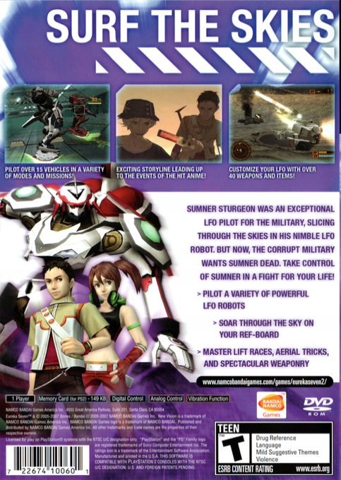 Eureka Seven Vol. 2 : The New Vision — Box back