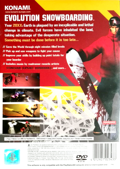 Evolution Snowboarding — Box back