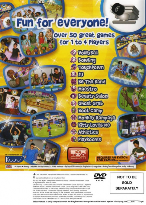 EyeToy : Play 3 — Box back