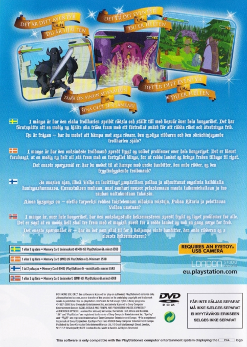 EyeToy Play : Hero — Box back