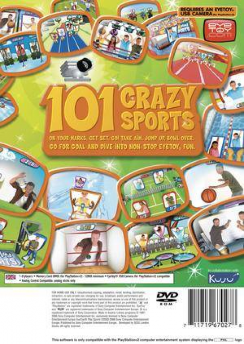 EyeToy Play : PomPom Party — Box back