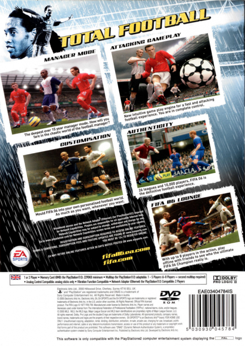 FIFA 06 — Box back