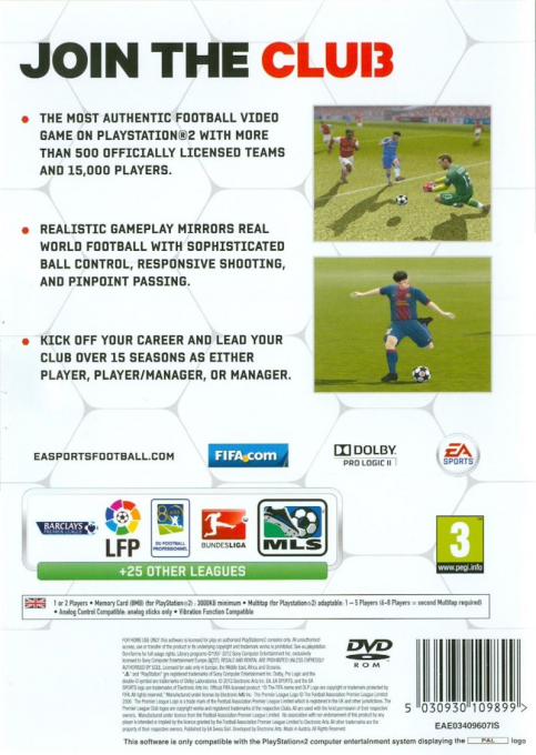 FIFA 13 — Box back