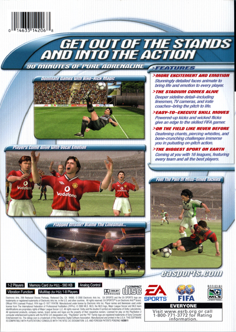 FIFA 2001 — Box back