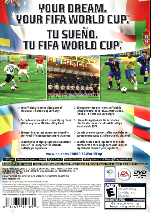 FIFA World Cup : Germany 2006 — Box back