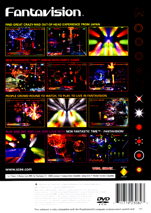 Fantavision — Box back