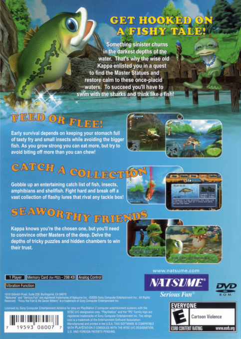 Finny the Fish & the Seven Waters — Box back