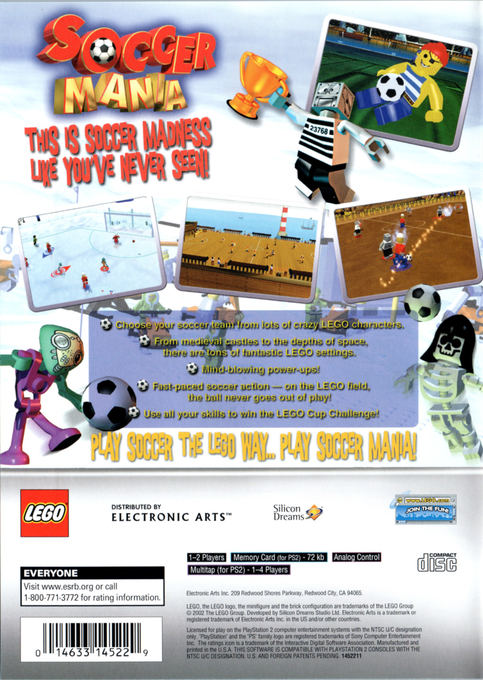 Football Mania — Box back