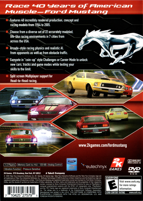 Ford Mustang : The Legend Lives — Box back