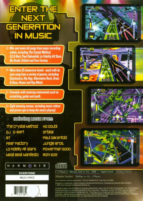 Frequency — Box back