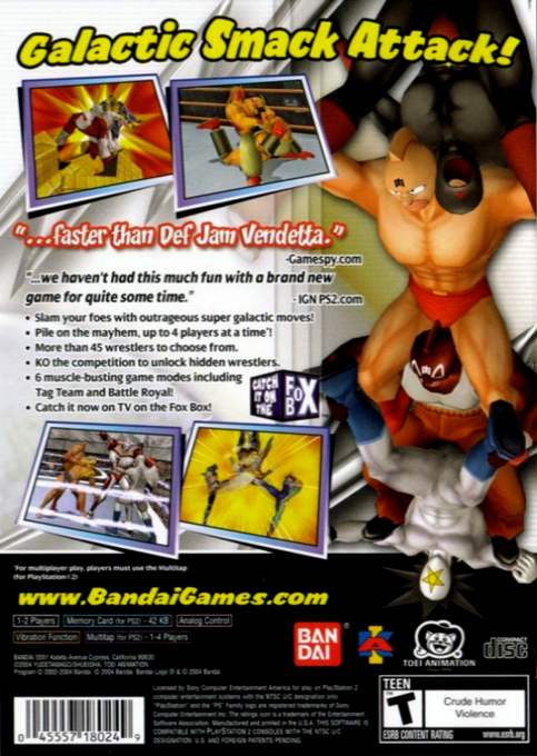 Galactic Wrestling featuring Ultimate Muscle : The Kinnikuman Legacy — Box back