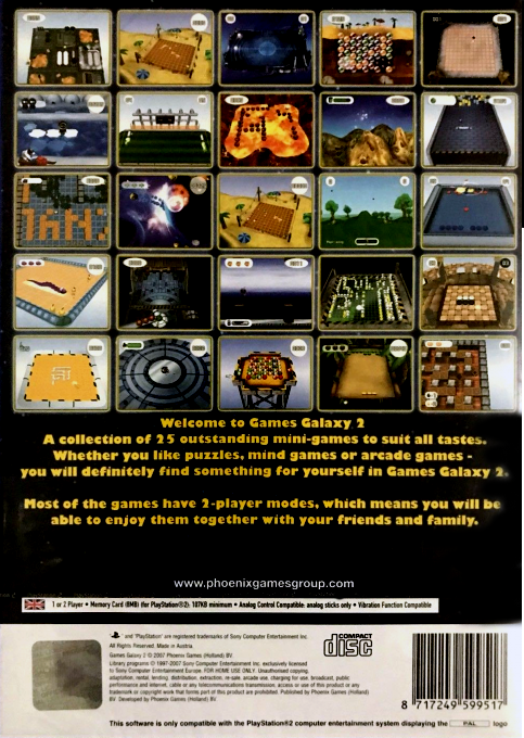 Games Galaxy 2 — Box back