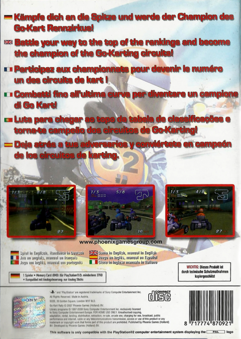Go Kart Rally — Box back