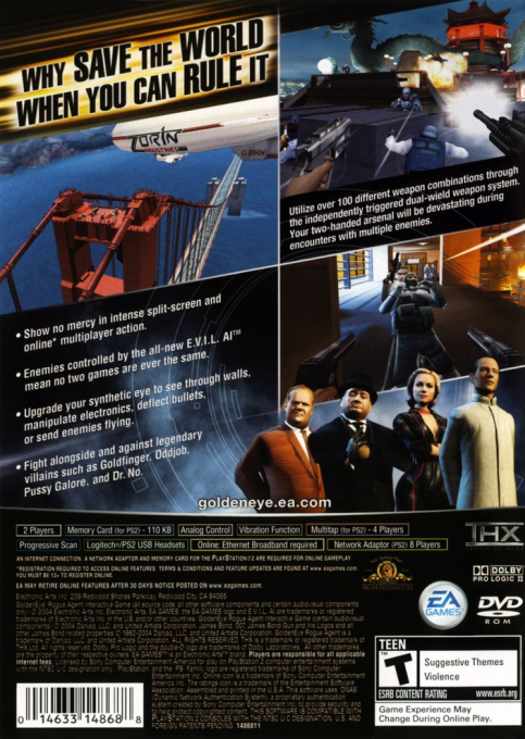 GoldenEye : Rogue Agent — Box back