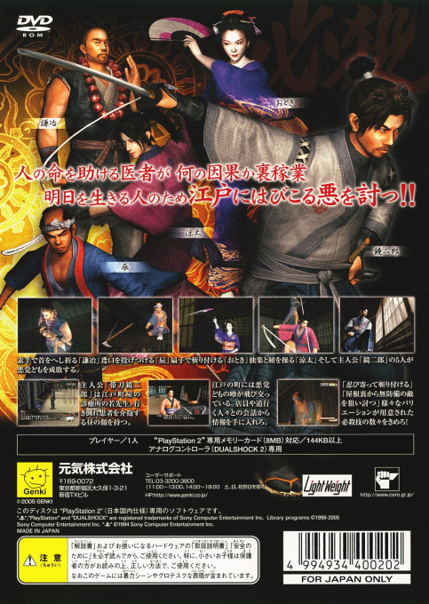 Hissatsu Ura-Kagyou — Box back