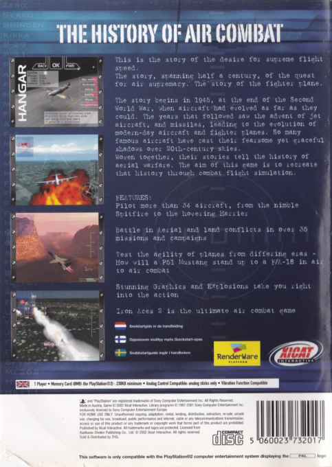 Iron Aces 2 : Birds of Prey — Box back