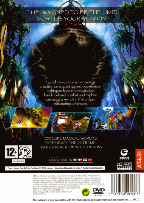 Kya : Dark Lineage — Box back