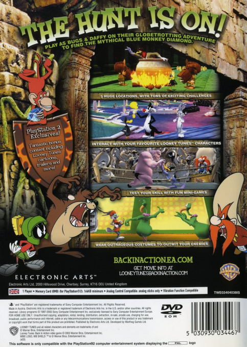 Looney Tunes : Back in Action — Box back