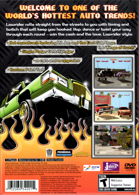 Lowrider — Box back