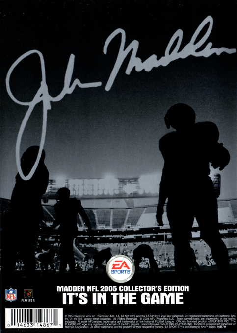 Madden NFL 2005 — Box back