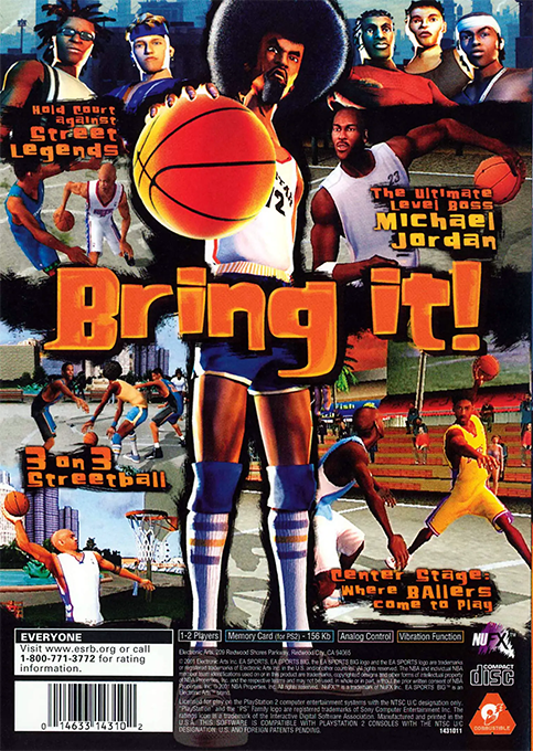 NBA Street — Box back
