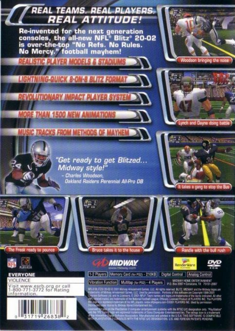 NFL Blitz 2002 — Box back
