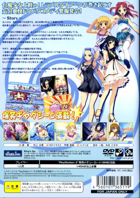 Nettai Teikiatsu Shoujo — Box back