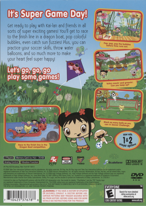 Nickelodeon Ni Hao, Kai-Lan : Super Game Day — Box back