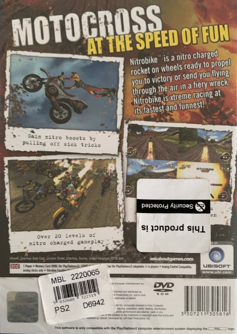 Nitrobike — Box back