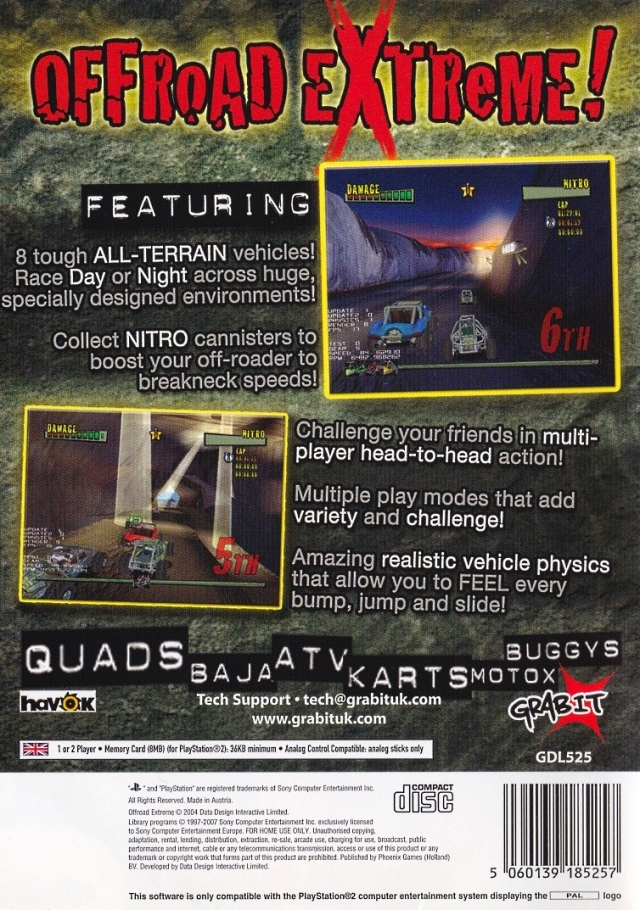 Offroad Extreme! — Box back