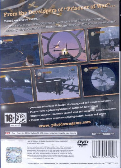 Pilot Down : Behind Enemy Lines — Box back