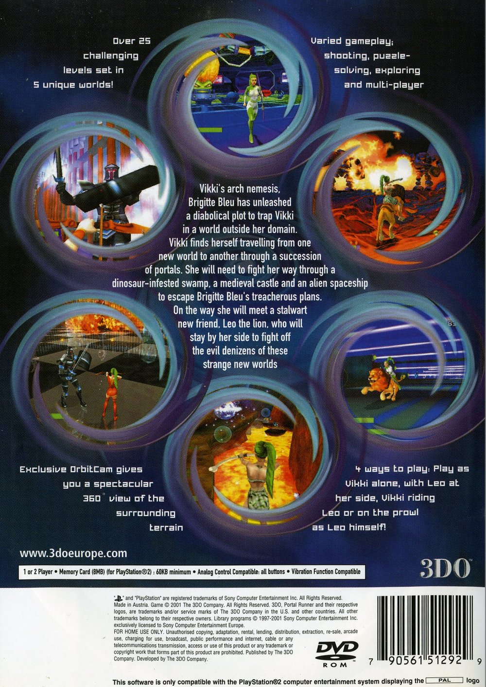 Portal Runner — Box back