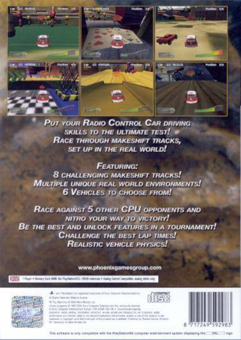 RC Toy Machines — Box back
