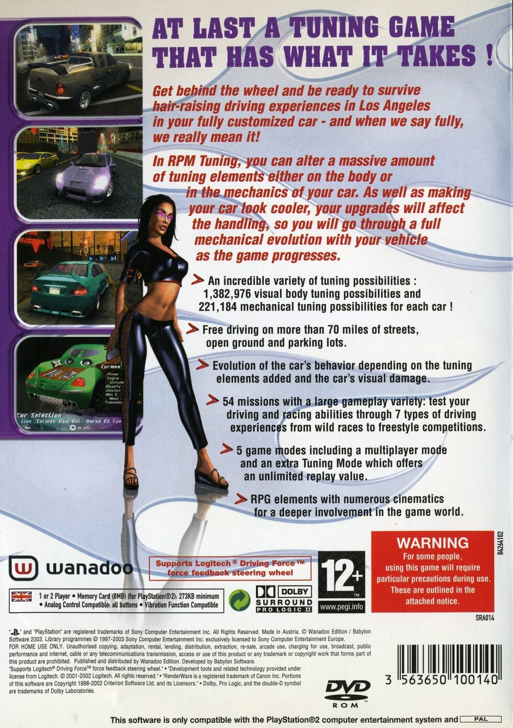 RPM Tuning — Box back