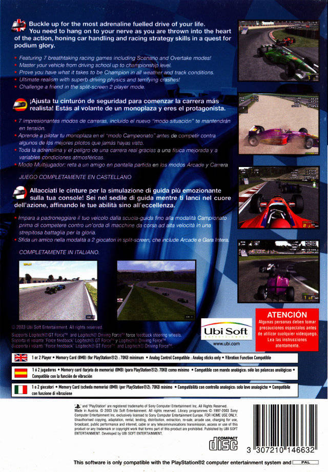 Racing Simulation 3 — Box back