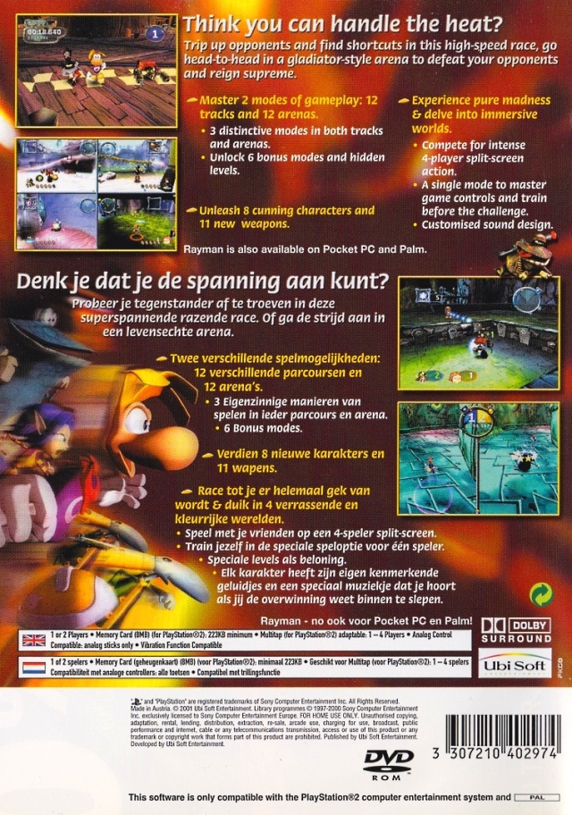 Rayman M — Box back