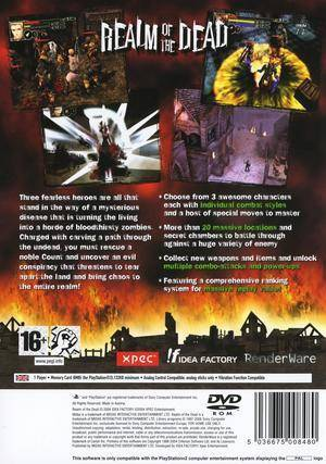 Realm of the Dead — Box back