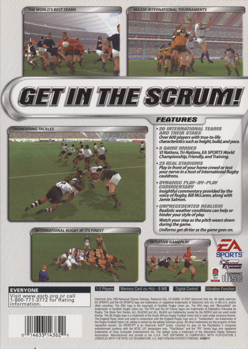 Rugby — Box back