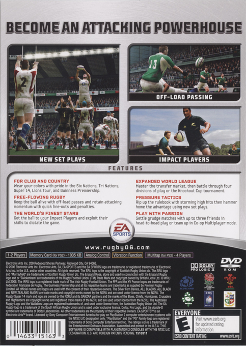 Rugby 06 — Box back
