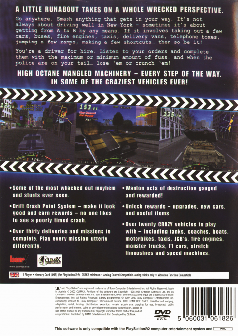 Runabout 3 : Neo Age — Box back